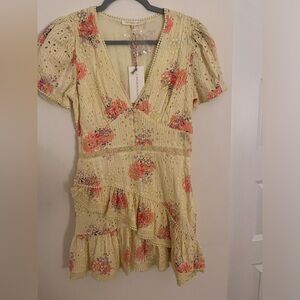 LoveShackFancy Bea Dress Mellow Yellow! Size 4